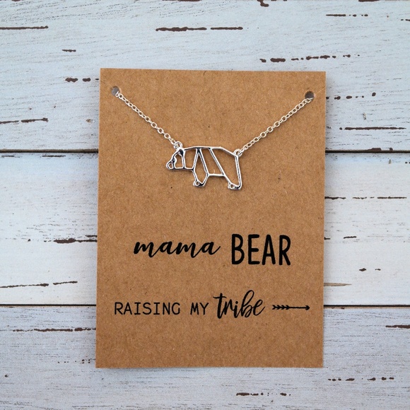 Jewelry - Geometric Bear Necklace